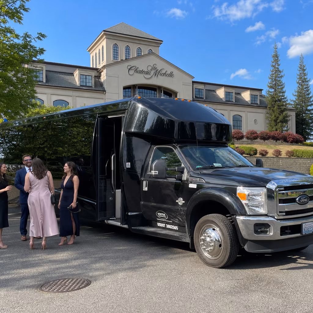 Rent a Bus to Chateau Ste. Michelle