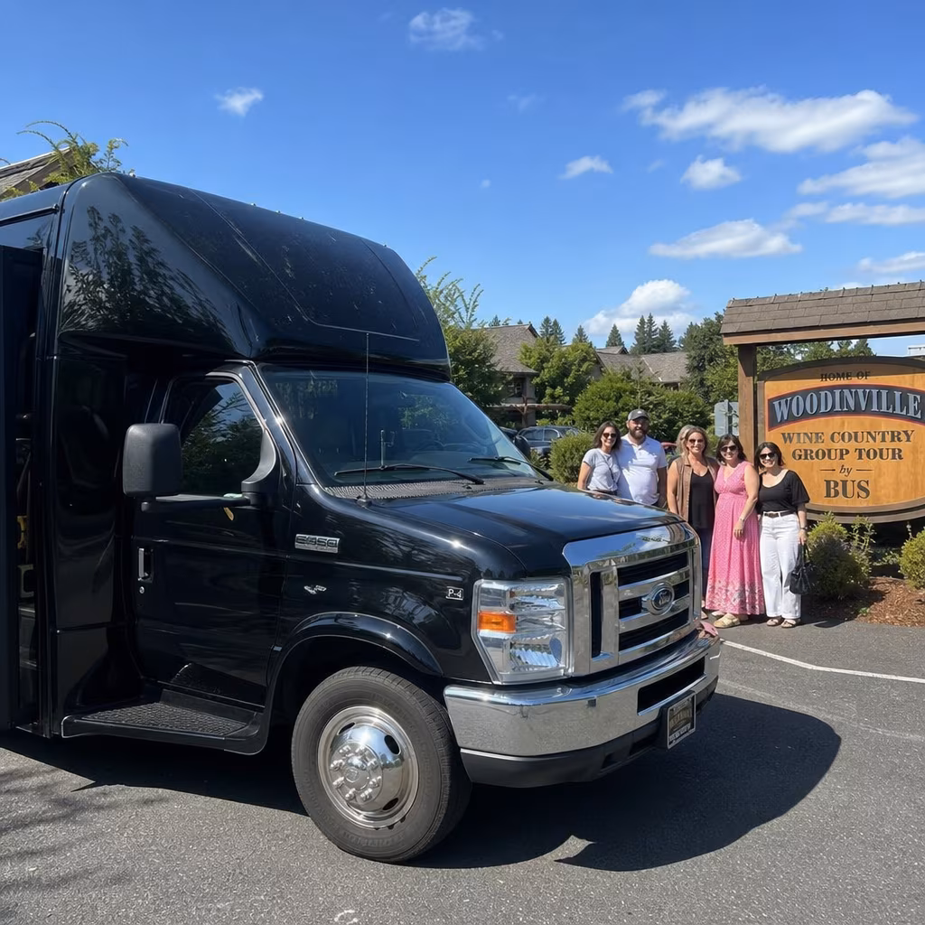 Rent a Bus to a Woodinville Wine Country Group Tour by Bus