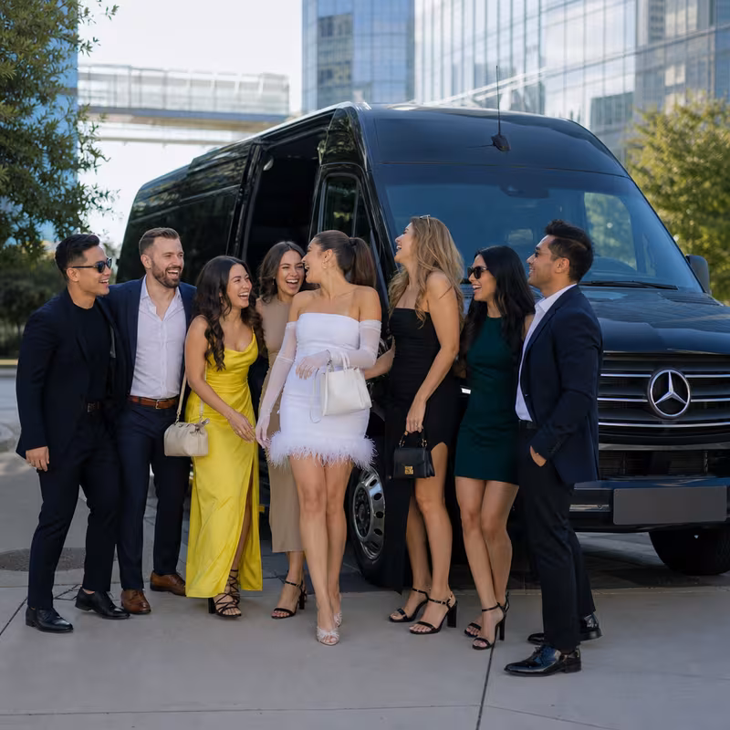 Bellevue Bachelor & Bachelorette Transportation fleet vehicle