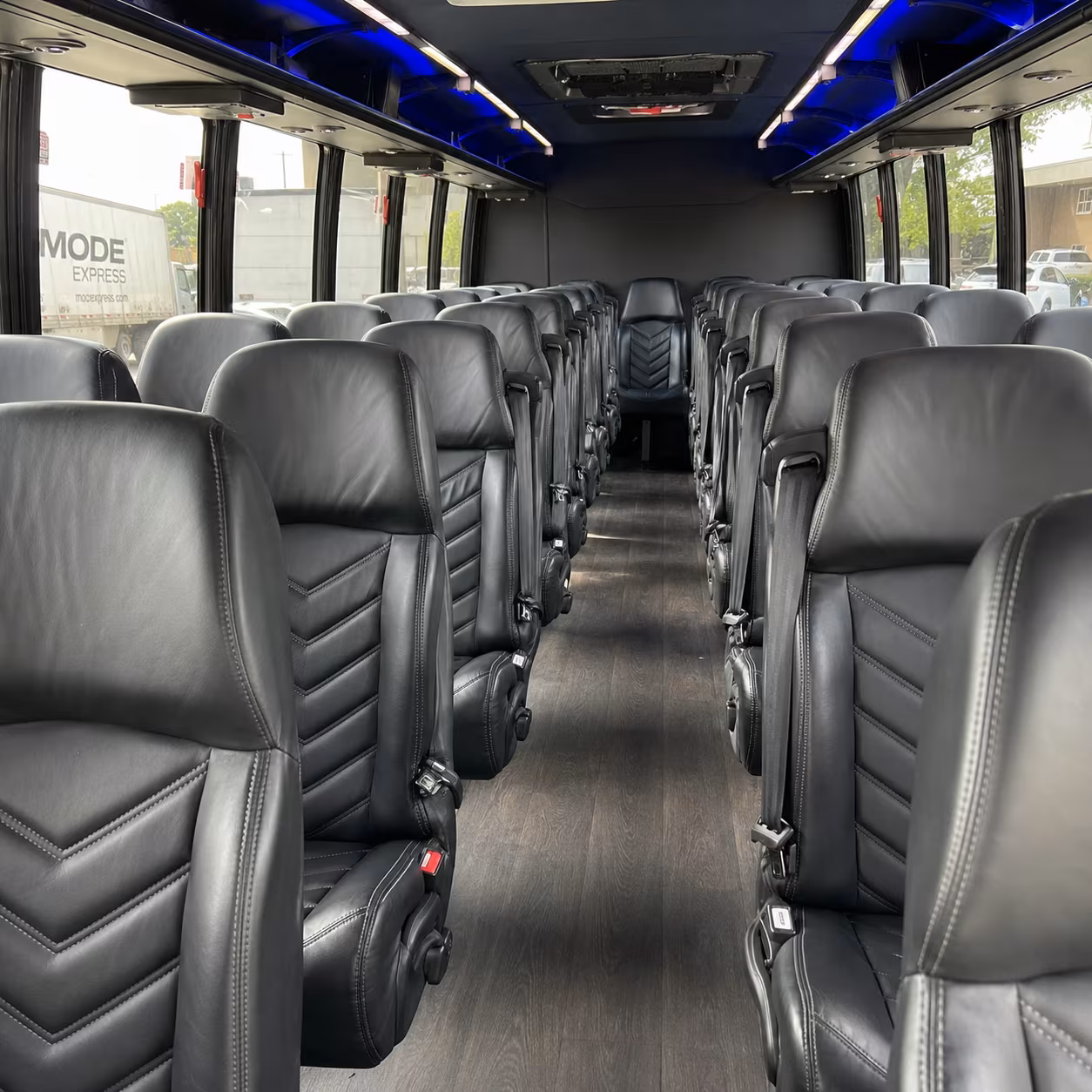 Bellevue Airport Shuttle & Transportation party bus exterior