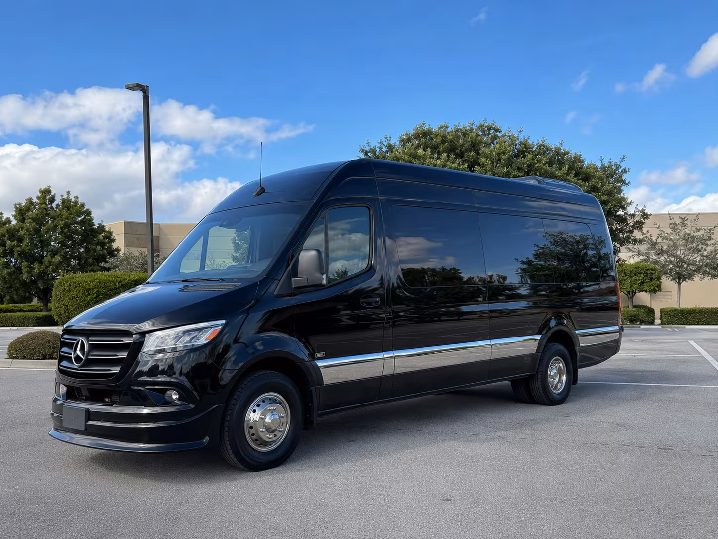 Bellevue Airport Shuttle & Transportation party bus interior