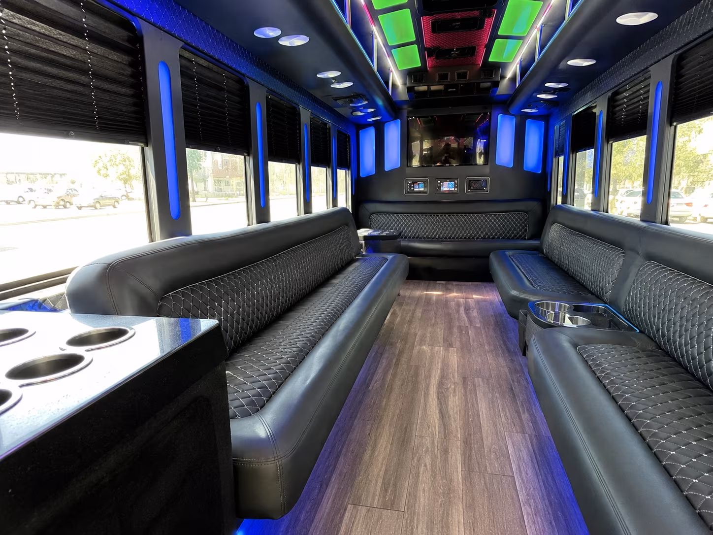 Bellevue Bachelor & Bachelorette Transportation party bus exterior