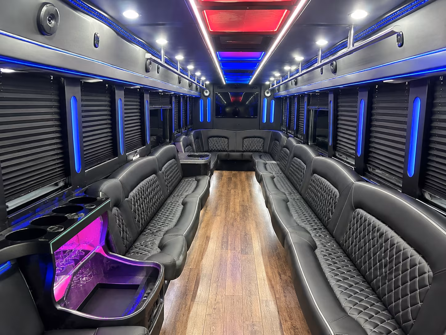 Bellevue Bachelor & Bachelorette Transportation party bus exterior