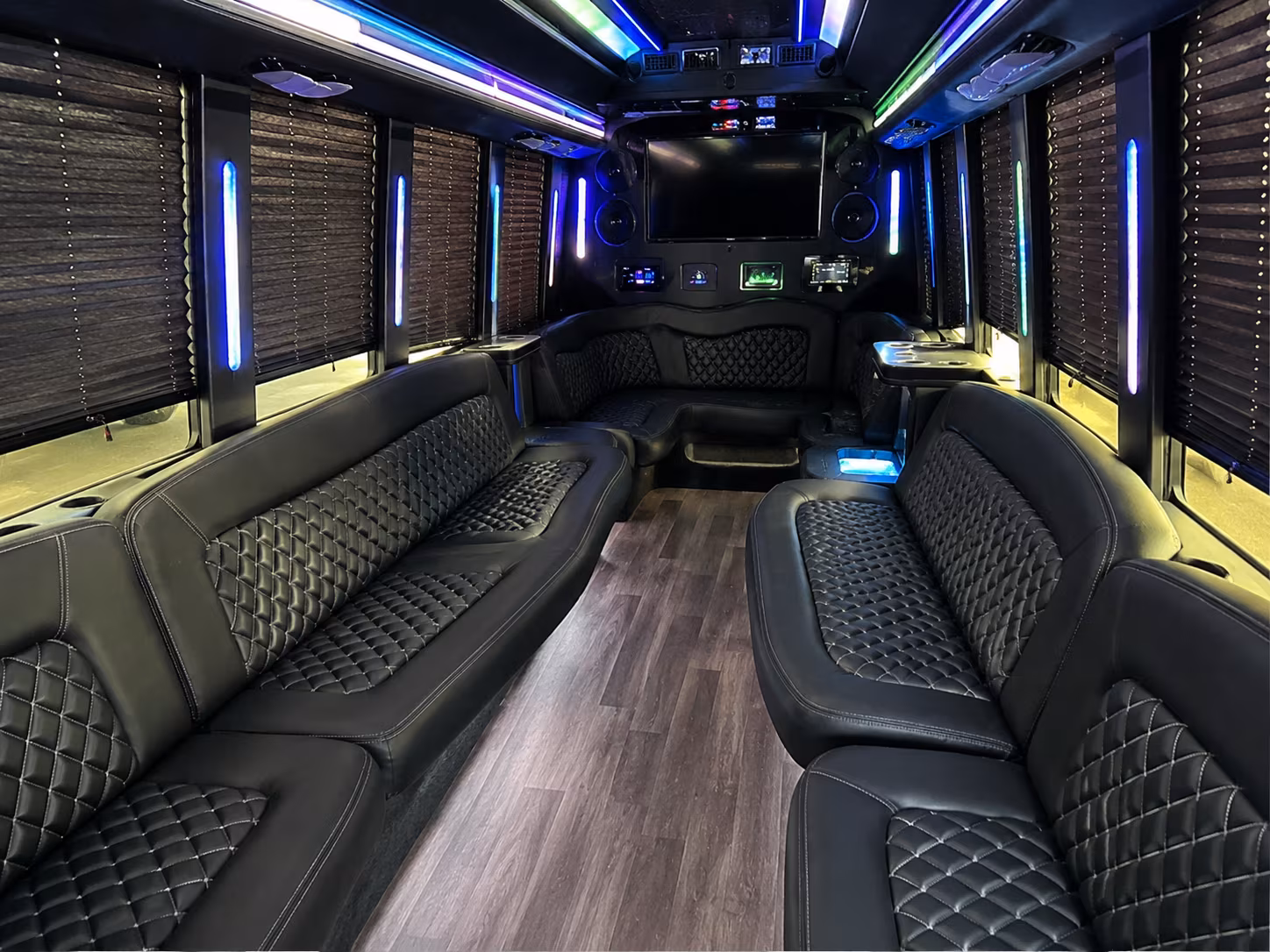 Bellevue Birthday, Sweet 16, & Quinceañera Transportation party bus exterior