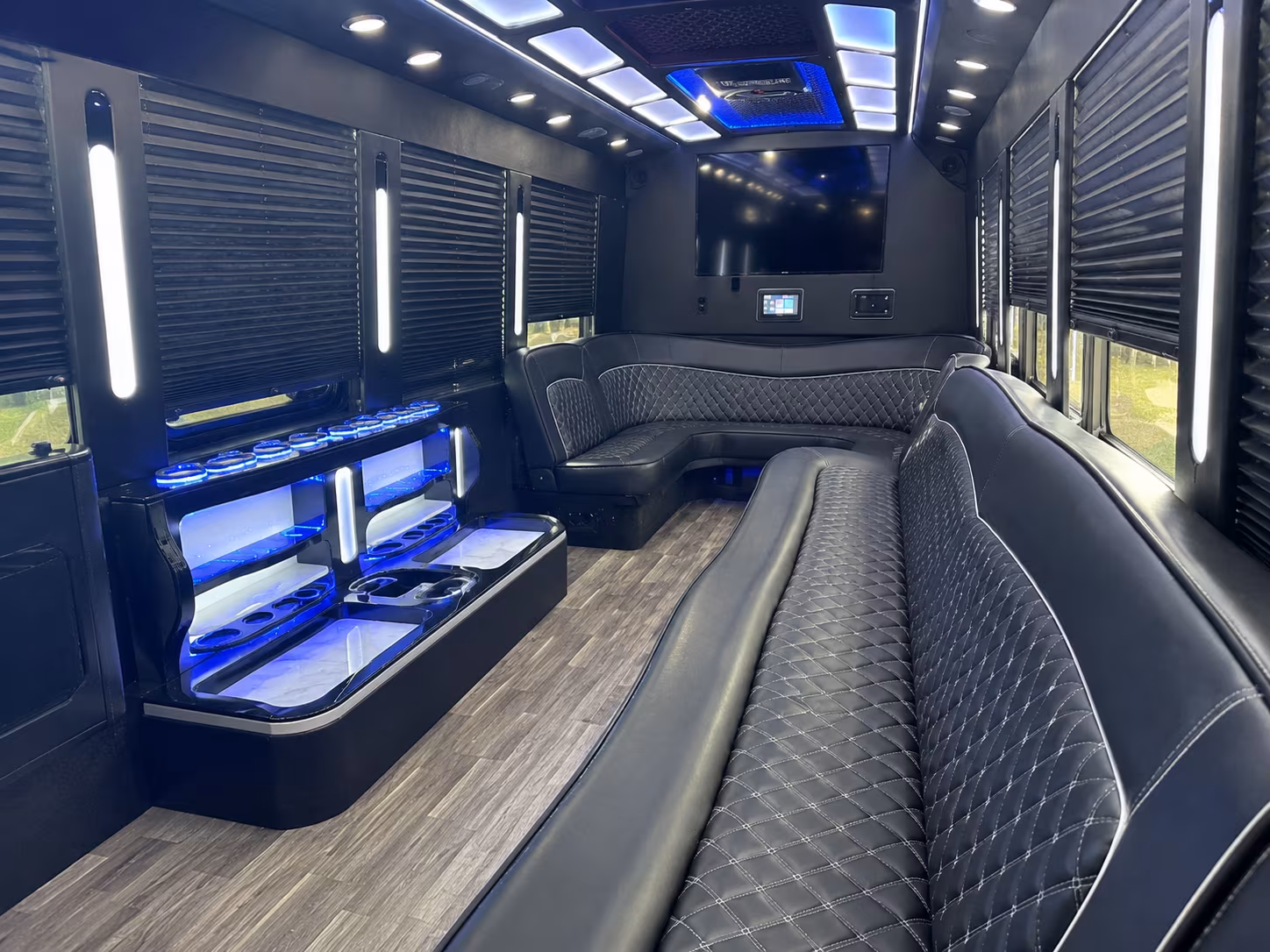 Bellevue Concert & Music Festival Transportation party bus exterior