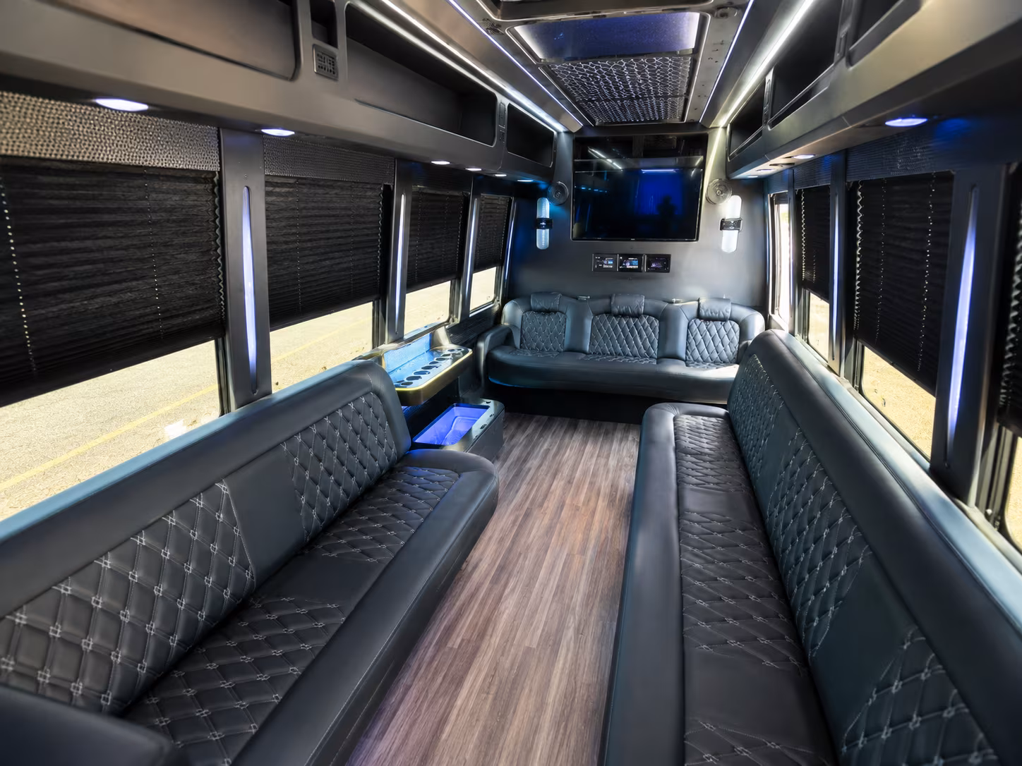 Bellevue Concert & Music Festival Transportation party bus exterior