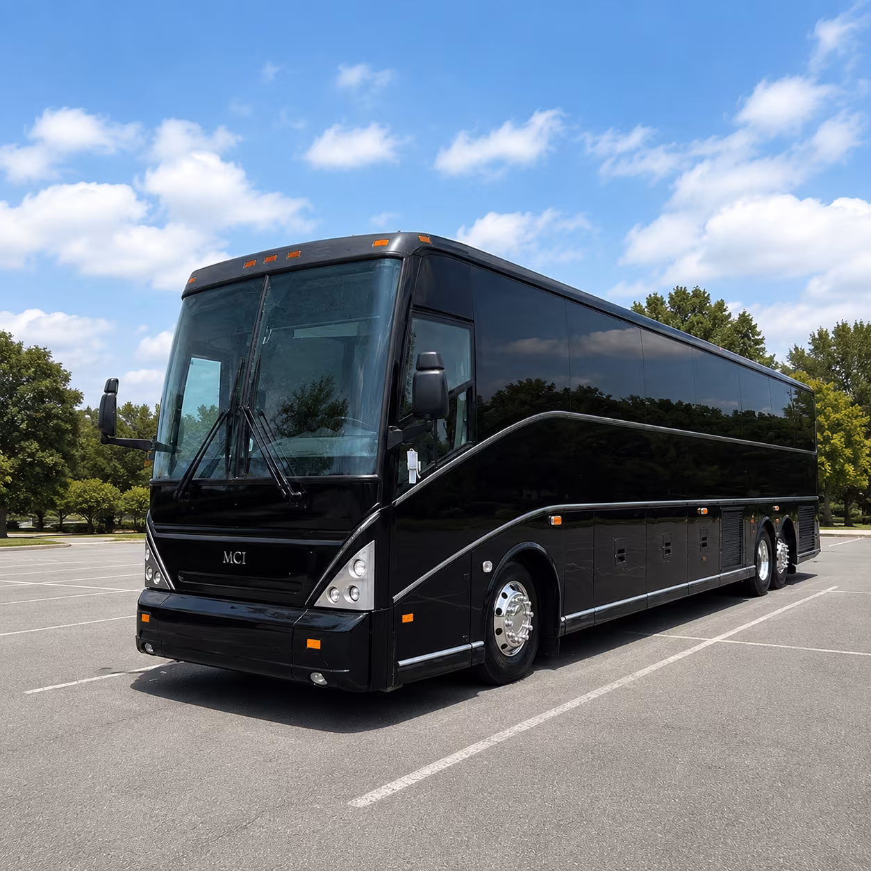 Bellevue Corporate Transportation party bus exterior
