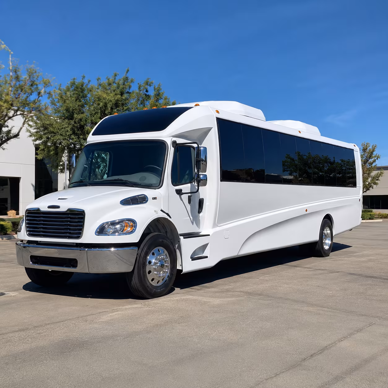Bellevue Corporate Transportation party bus exterior