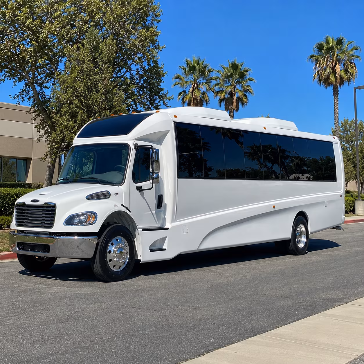 Bellevue Corporate Transportation party bus exterior
