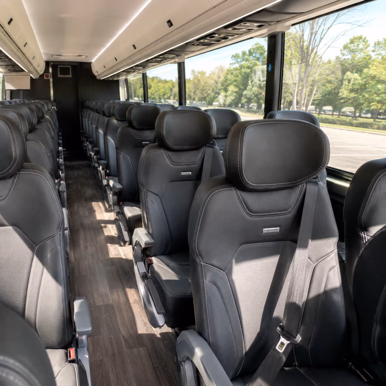 Bellevue Corporate Transportation party bus exterior