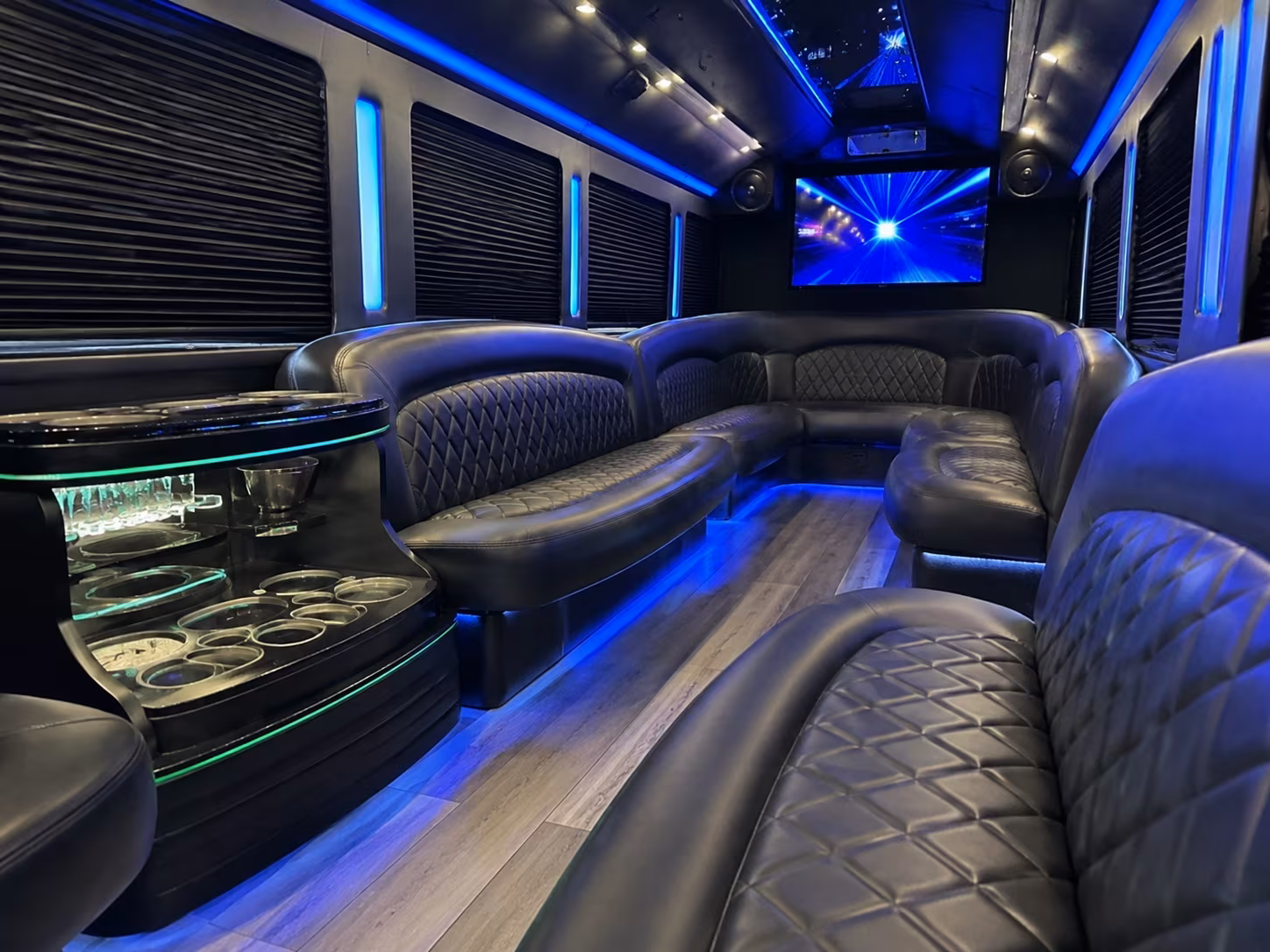 Bellevue Prom & Homecoming Transportation party bus exterior