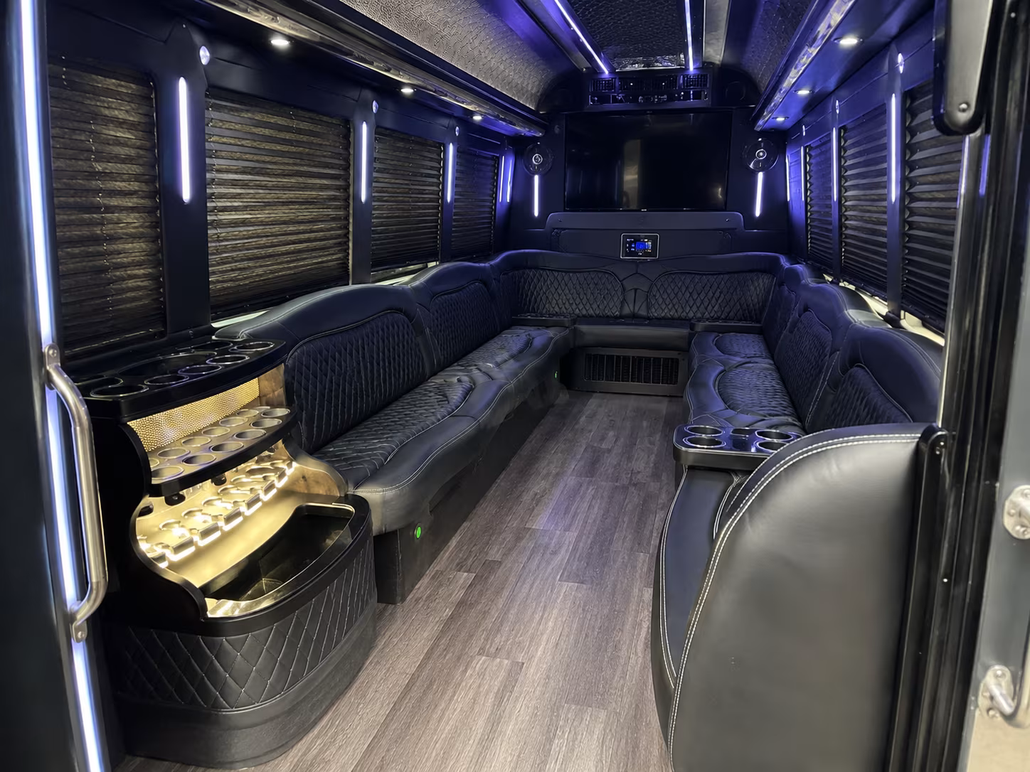 Bellevue Prom & Homecoming Transportation party bus exterior