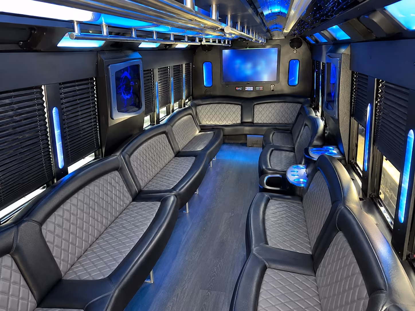 Bellevue Sporting Event Transportation party bus exterior