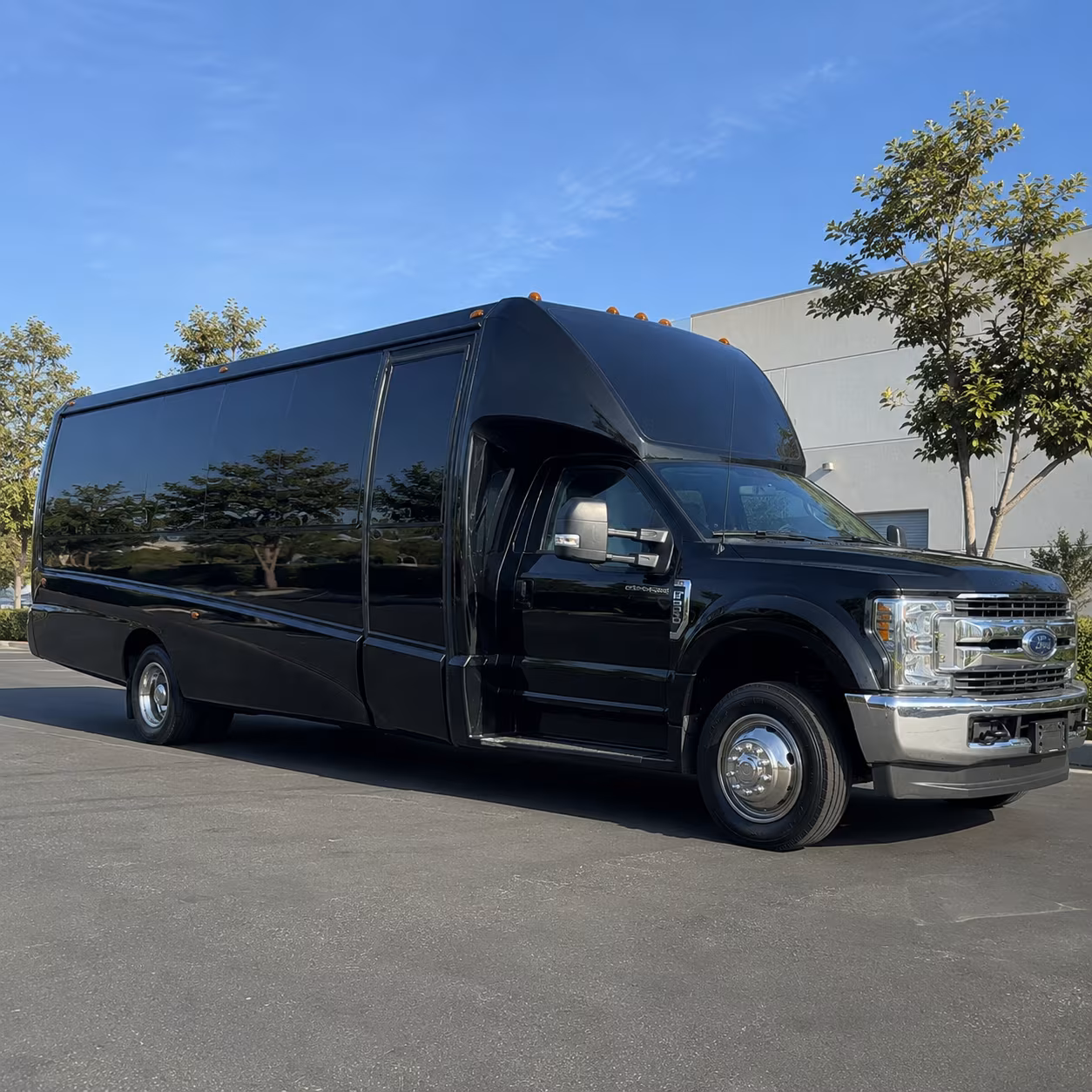 Bellevue Sporting Event Transportation party bus exterior
