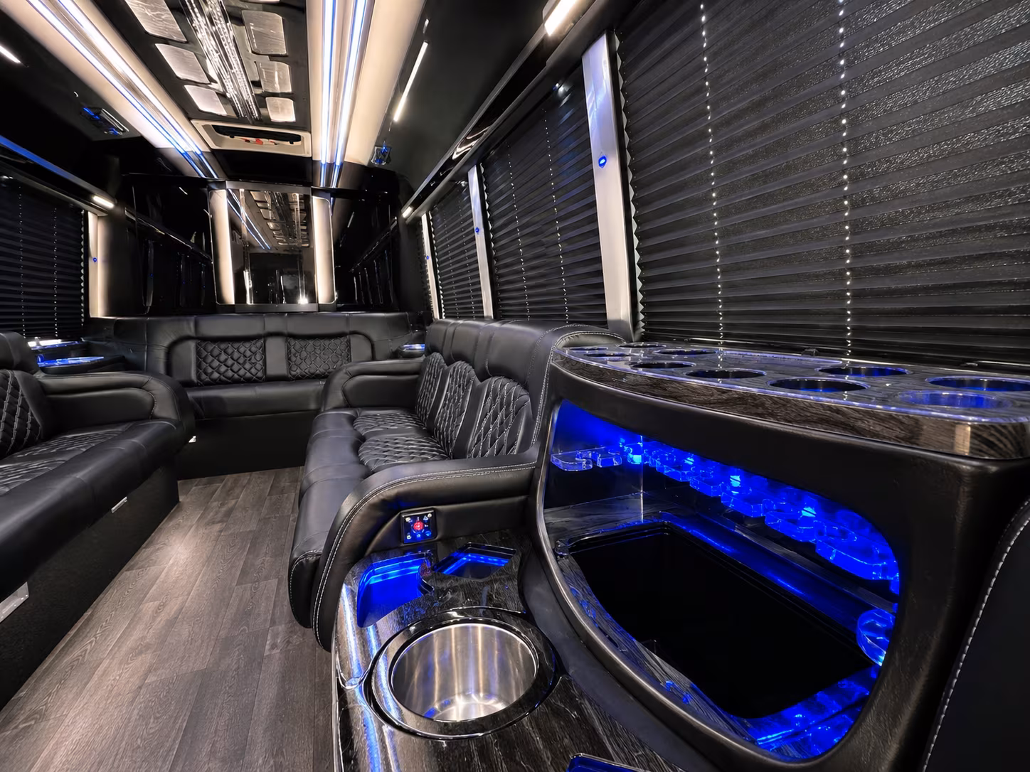 Bellevue Winery Tour & Pub Crawl Transportation party bus exterior