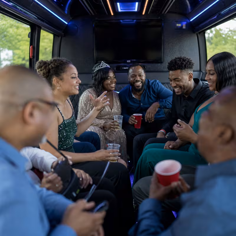 Bellevue Birthday Transportation fleet vehicle
