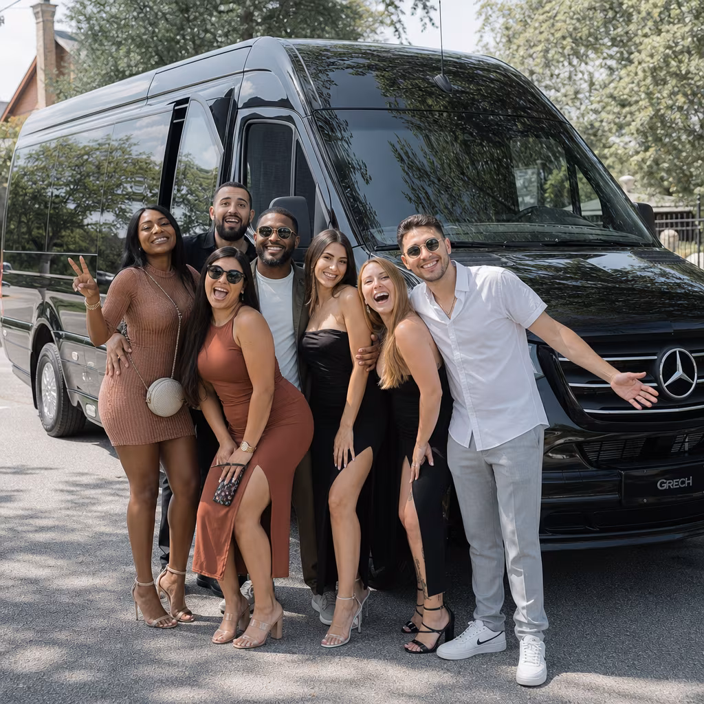 Birthday party bus
