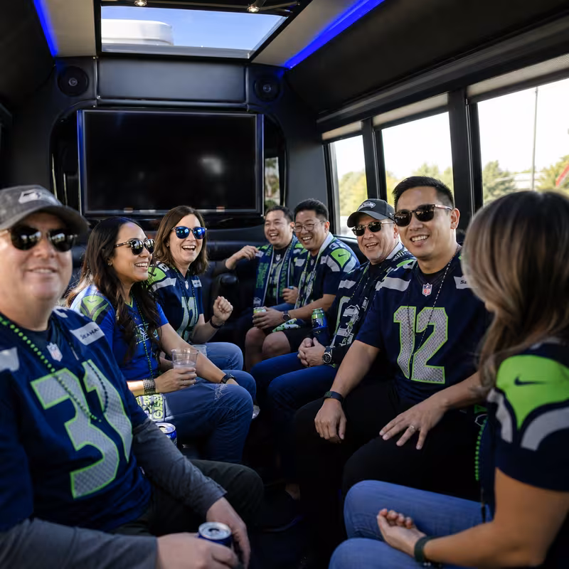 Bellevue Sporting Event Transportation fleet vehicle