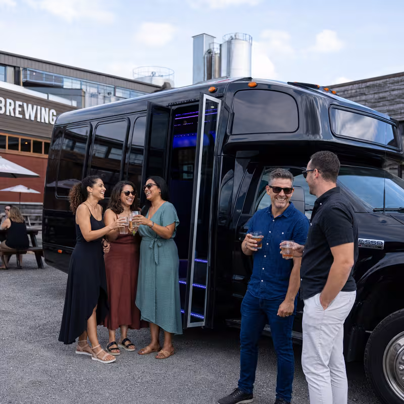 Bellevue Winery & Brewery Tour Transportation fleet vehicle