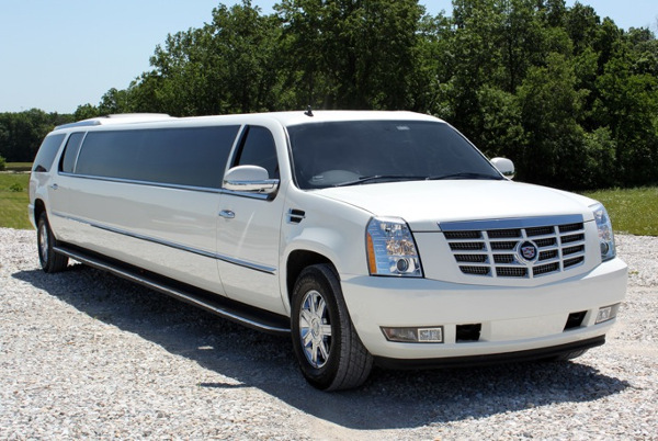 Bellevue White Escalade Limo